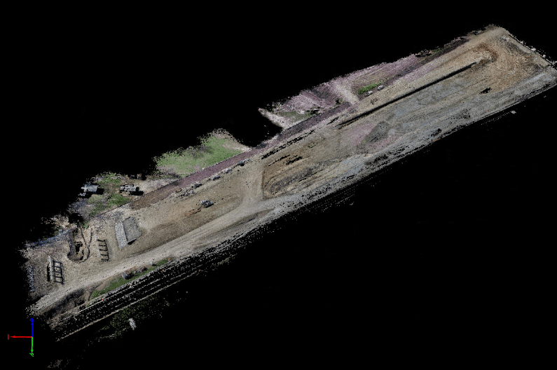 terrain model using drone mapping