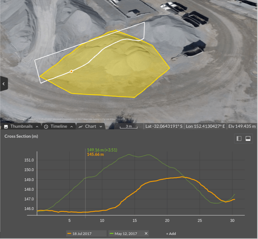 3D models and stockpile calculation