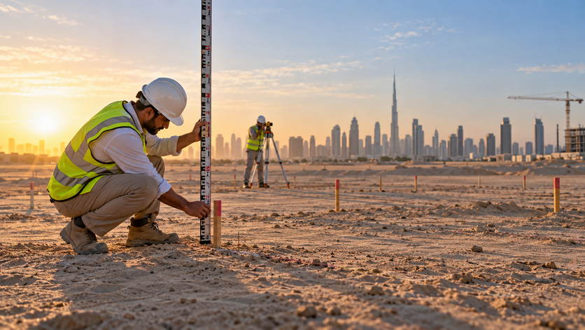 Why land surveying is important before construction in the UAE
