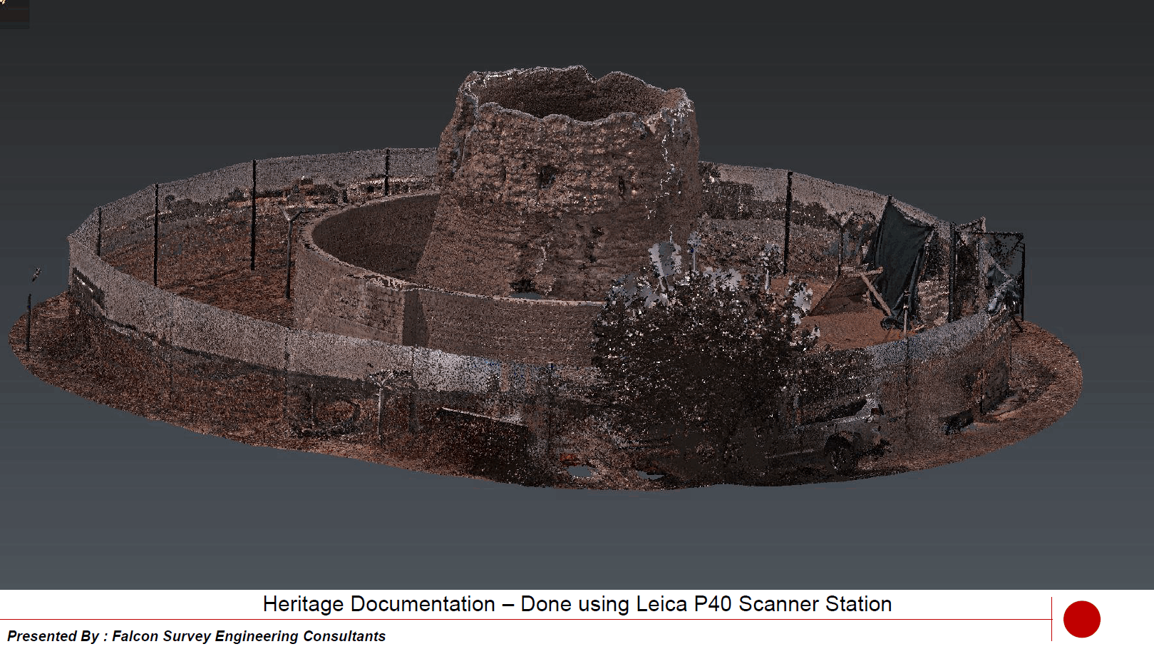 Heritage documentation Leica 3D scanner