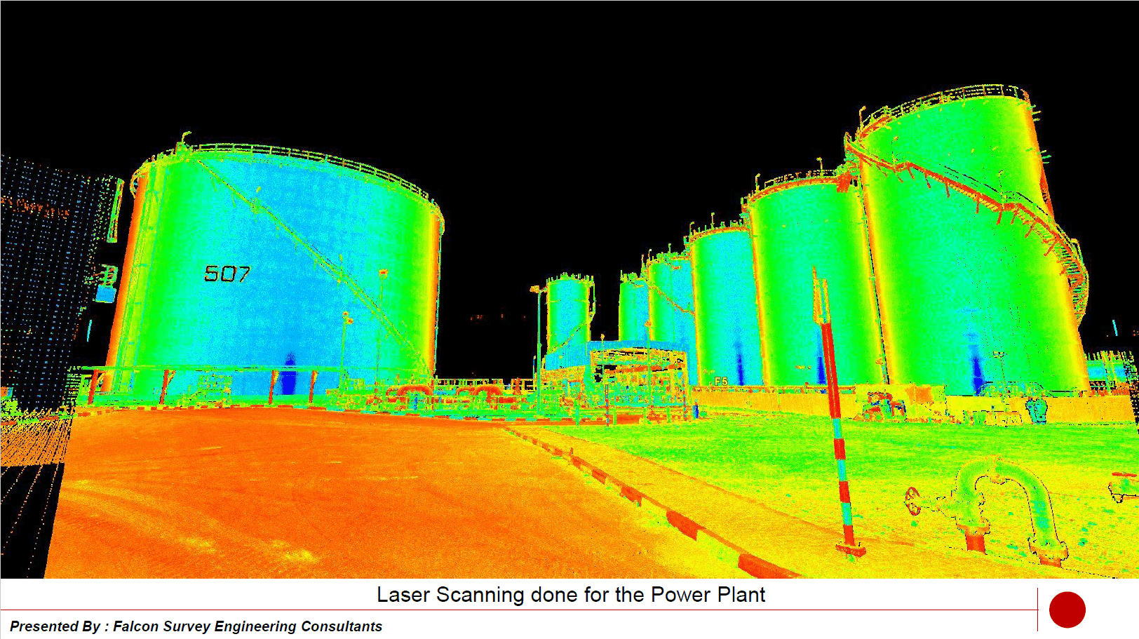 3D laser scanning  for power plant