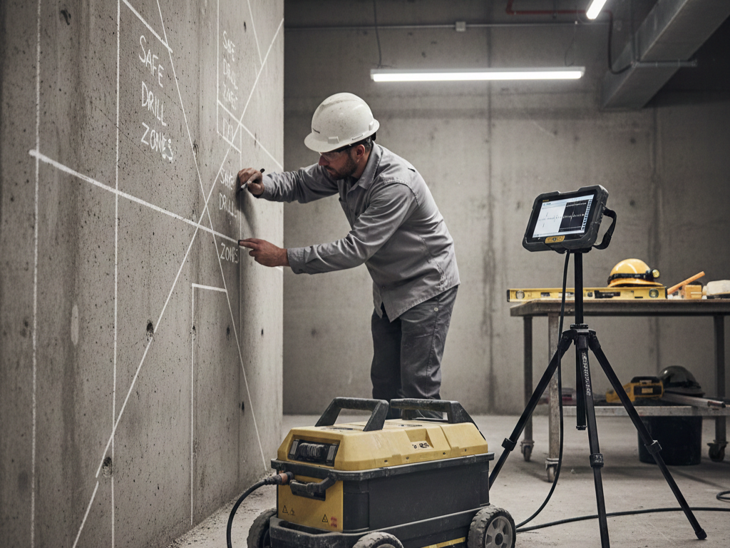 Wall Concrete Scanning