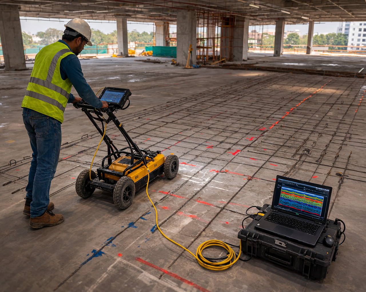 Post Tension Slab Scanning